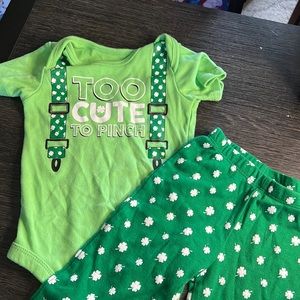 St Patrick’s 12 month outfit